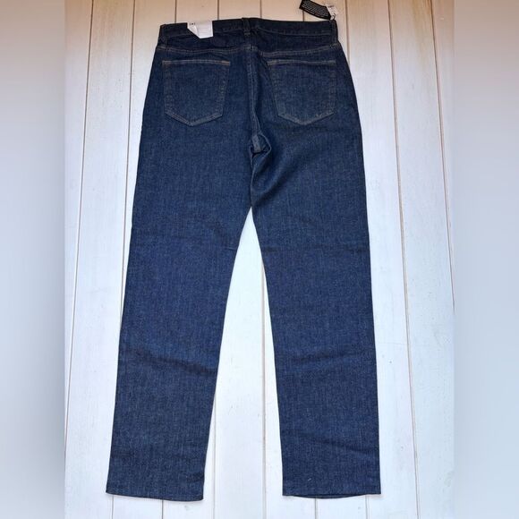 NWT BR Mid Rise Straight Leg Jeans (Hemmed) - Picture 13 of 14